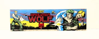 Operation WOLF Front TAITO Game Console Panel - Plexi