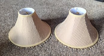 2 Matching Lamp Shades - Dimensions Shown In Photos - Local Pick-up