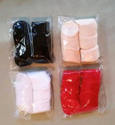Felt Circles For Crafts 2.5' - 640 Piece Lot - Includes RED, BLACK, WHITE & TAN New!