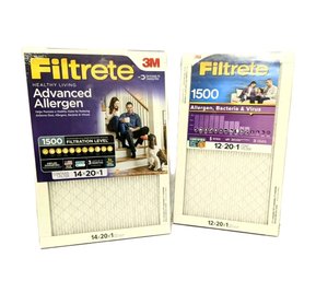 New Filtrete Furnace Filters 14x20x1 & 12x20x1 Lot Of 2 - Local Pick-up