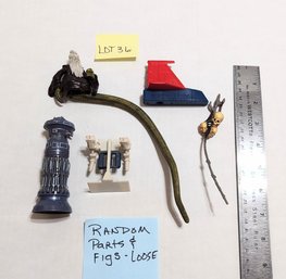 Lot 36 Star Wars Oppo Rancisis Jedi Master, FX-7 Medical Droid Figures & Other Accessory Items