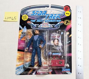 Lot 65 Star Trek CDR Riker Figure As A Malcorian - Sealed