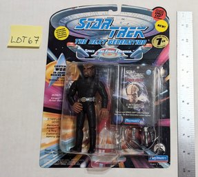 Lot 67 Star Trek LT Worf Figure In A Star Fleet Rescue Outfit - Sealed