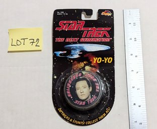 Lot 72 Star Trek Next Generation DATA Yo-Yo By Spectra Star - Sealed