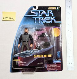 Lot 106 Star Trek Captain Kolath Figure - Sealed