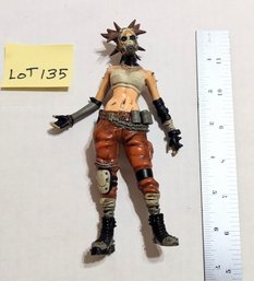 Lot 135 Borderlands Action Figure Female Psycho Bandit - Coop Vinyl Figurine