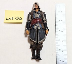 Lot 136 Edward Kenway Action Figure, The Assassin's Creed - McFarlane Toy Loose Fig