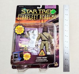 Lot 146 Star Trek Academy Cadet Worf Figure - Sealed With CD