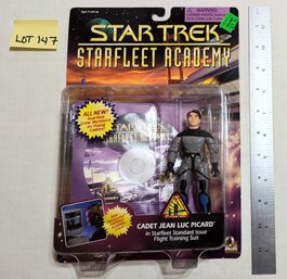 Lot 147 Star Trek Academy Cadet Jean-Luc Picard Figure - Sealed With CD