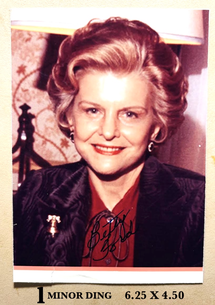 President Gerald Ford And First Lady Betty Ford Signatures! With Betty ...