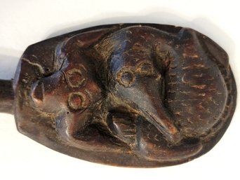 This Rare, Hand-carved 'Three Realms' Guardian Rice Shifter Originates From The Sasak People Of Lombok