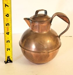 This AntiqueJersey Copper Cream Jugis A Classic Example Of Channel Island Metalware Likely Late 19th-20th!