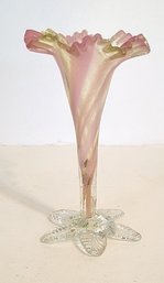Early Czech Floriform Glass, Art Nouveau Made Prior To The War In Europe, 1930s, ZBS Early Brychta Works