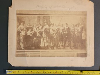 Artus Van Briggle Property-Marked Amsterdam Museum Photograph With Figure Sketches Verso A Rare Item!