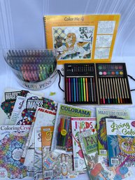 Art Supplies And Coloring Books