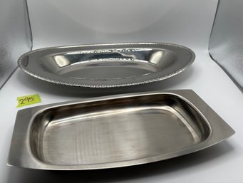 Stainless Steel Serving Platters