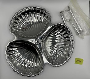 Stainless Steel Tiered Serving Trays