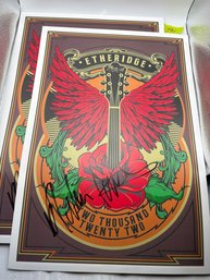 2022 Signed Melissa Etheridge Concert Posters