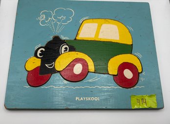 Vintage Playskool Wooden Puzzle