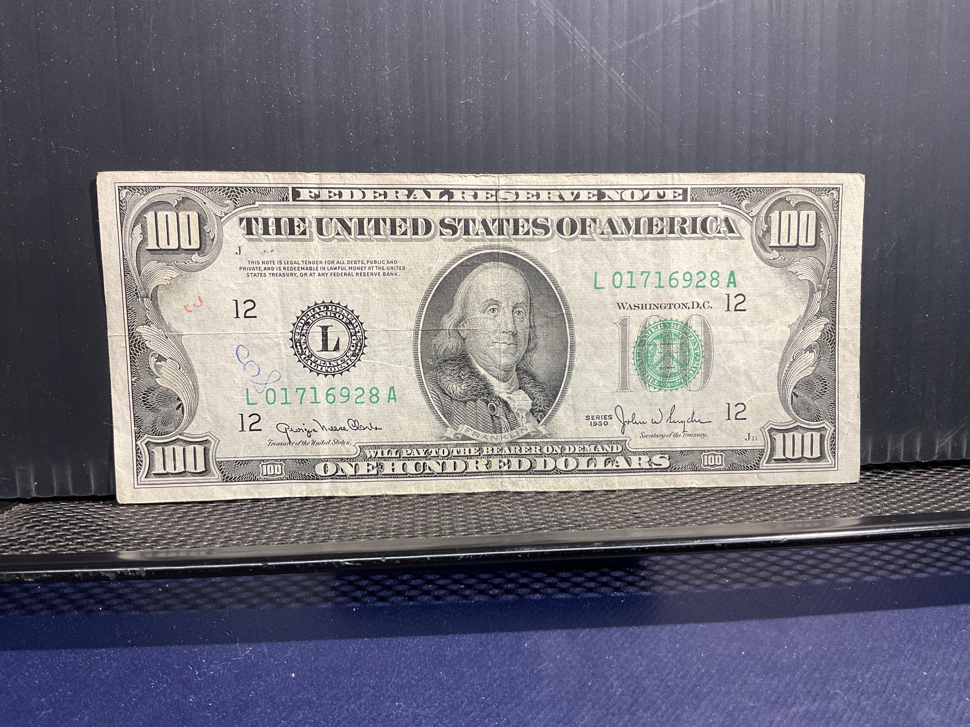 100 Dollar Bill From 1950 #9757 | Auctionninja.com