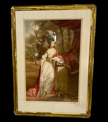 Royal Intrigue! Pencil Signed Clifford R James Print Gift Of Duchess Of Rutland