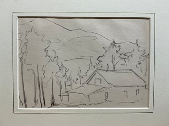 Attributed To William J. Dow (1889-1973) Group Of Four Sketches