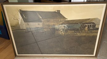Andrew Wyeth Lithograph, Marsh Hawk (amazing Farmhouse Scene)