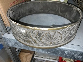 Large Lot Of Metal Lamp Parts