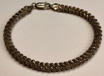 Sterling Silver Thick Rope Bracelet