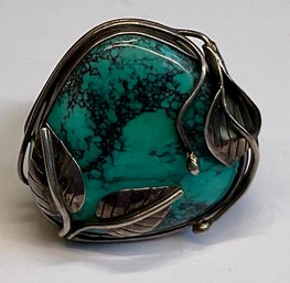 Gorgeous Sterling Silver Real Turquoise Ring