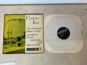 Chiefly Jazz The Dartmouth Indian Chiefs Kresage Auditorium MIT 1957 Transition 23 Vinyl Record