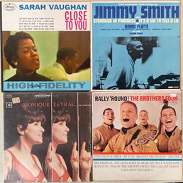 Monique Leyrac En Concert The Brothers Four  Rally Round Jimmy Smith Sarah Vaughan Close To You