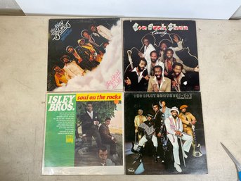 Tamla Isley Bros Soul On The Rocks 3 Plus 3 The Heat Is On Con Funk Shun Candy Vintage Vinyl Albums