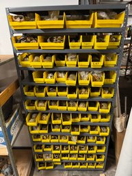 89 Bins Of Cast Brass, Stamped Brass Lamp Parts!