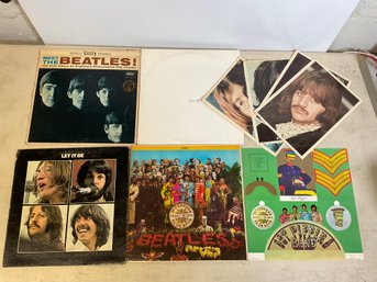 Beatles Let It Be Meet The Beatles Sgt Peppers Lonely Hearts Club Band White Album