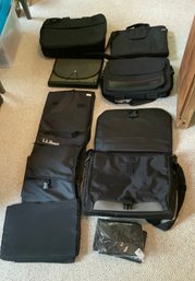 Lot Of Laptop Brief Bags Targus, LL Bean Garment Organizer  Like New Estate Find