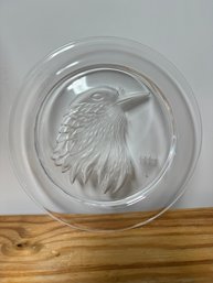 Lalique Jayling Cristal 1973 Plate