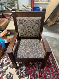 Antique Solid Mission Oak Chair