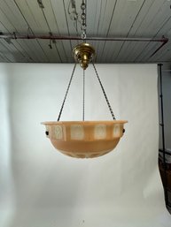 Gorgeous Glass Bowl Hanging Ceiling Lamp Fixture