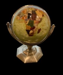 Semi-Precious Stone World Globe