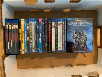 Collection Of Blu-ray Discs Like New/new