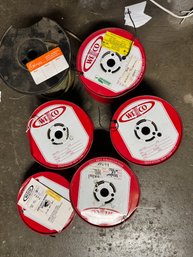 6 Rolls Of Lamp Wire, Teflon Etc