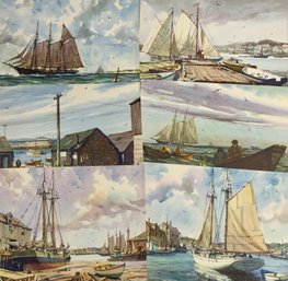 Lot Of Gordon Grant Prints Uniforms Of The US Navy 1966 American Prints Thomas Craven Etc