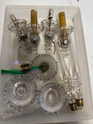 Crystal Parts For Brass And Crystal Sconces