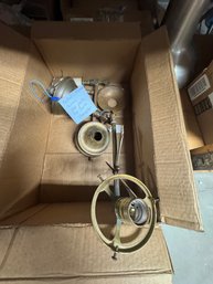 Aesthetic Movement Sconce And Parts For 2 Arm Chandelier