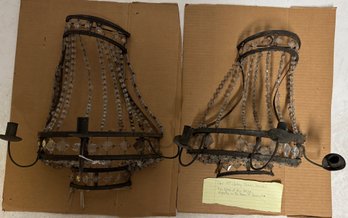 Pair Of 19th Century Venetian  Sconces From The Estate Of Alice Coolidge LOT B