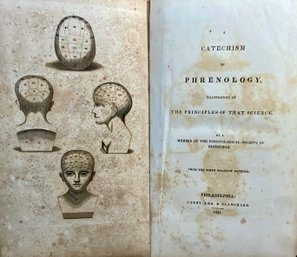 Antique Book Catechism Of Phrenology 1835 Philadelphia