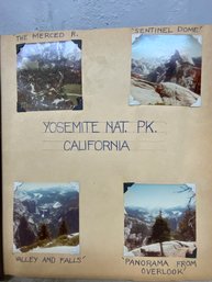 Vintage Photographic Scrapbook Of American Cities Parks Etc.