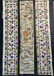 Antique Chinese Embroidered Robe Sleeves