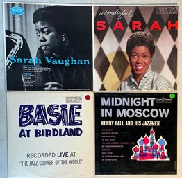 Jazz Records Sarah Vaughan Count Basie Kenny Ball Emarcy MG 36004 Kapp KL 1276 MG 20219 R52065